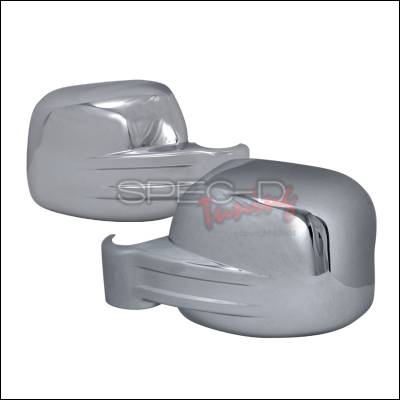 Jeep Liberty Spec-D Side Mirror Cover - Chrome - RMC-LIB02CR