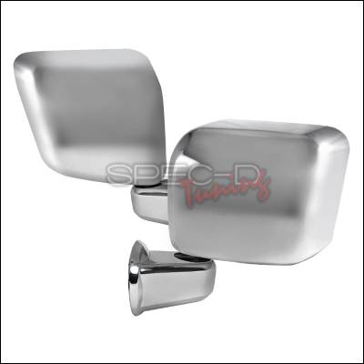 Jeep Wrangler Spec-D Side Mirror Cover - Chrome - RMC-WRG07CR