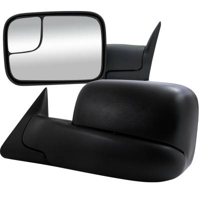 Dodge Ram Spec-D Towing Mirrors - Manual - RMX-RAM94-M-FS