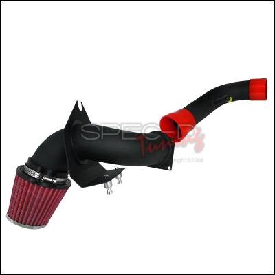 Ford Mustang Spec-D Cold Air Intake Red Filter - Black Pipe - AFC-MST96V8-BR-KM