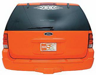 Ford Expedition Street Scene Trailer Hitch Cover with Backup Sensor - Urethane - 950-01020