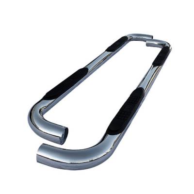 Ford Expedition Spyder 3 Inch Round Side Step Bar -T-304 Stainless Steel - Polished - SSB-FE-A07S0526