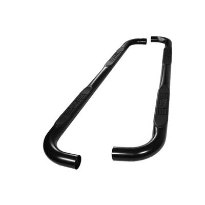 Ford F250 Spyder 3 Inch Round Side Step Bar - Black Powder Coat - SSB-FF-A07S0508T-BK