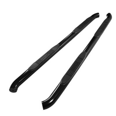 Honda Pilot Spyder 3 Inch Round Side Step Bar - Black Powder Coat - SSB-HPIL-A07S1610-BK
