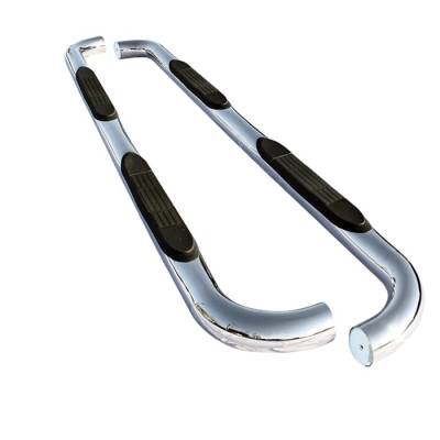 Hyundai Tucson Spyder 3 Inch Round Side Step Bar T-304 Stainless SteelPolished - SSB-HT-A01S1405