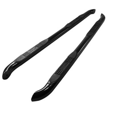 Jeep Grand Cherokee Spyder 3 Inch Round Side Step Bar - Black Powder Coat - SSB-JG-A07S0917-BK