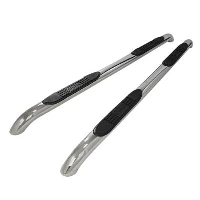 Mercedes-Benz ML Spyder 3 Inch Round Side Step Bar T-304 Stainless SteelPolished - SSB-MML-A07S1504B