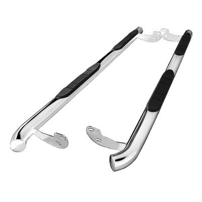 Nissan Pathfinder Spyder 3 Inch Round Side Step Bar T-304 Stainless SteelPolished - SSB-NP-A07S1207J