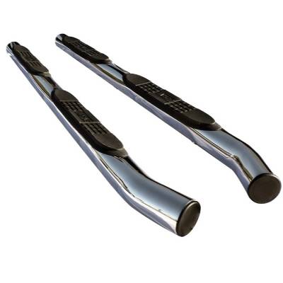 Nissan Xterra Spyder 3 Inch Round Side Step Bar T-304 Stainless SteelPolished - SSB-NX-A07S1218H