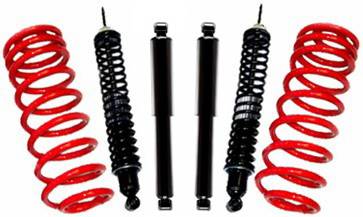 Lincoln Navigator Strutmasters 4 Wheel Rear Coil Spring Conversion Kit with Rear Shocks - XN44-1-4S