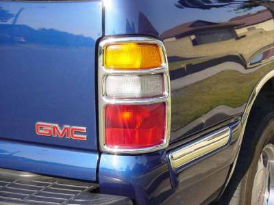 TFP Chrome ABS Taillight Insert Accent - D Style - 310D