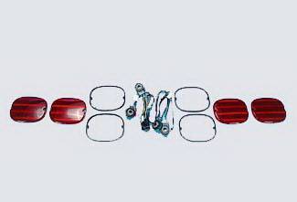 Chevrolet S10 Street Scene Taillight Lens Kit for ZR1 Style Roll Pan - 950-70990