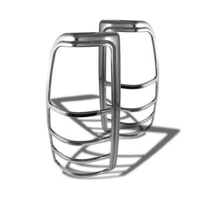 GMC Sierra Spyder ABS Taillight Bezel - Chrome - CA-TB-CSIL99