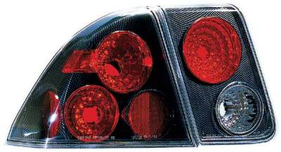 TYC Euro Taillights with Carbon Fiber Housing - 81541331