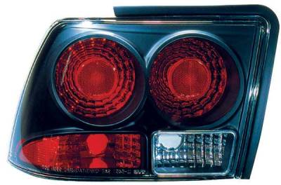 TYC Euro Taillights with Black Housing - 81545341