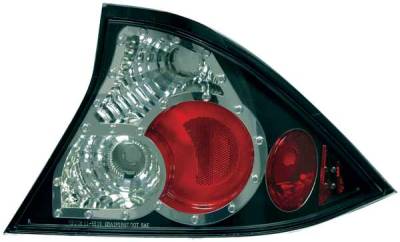 TYC Euro Taillights with Black Housing - 81551941