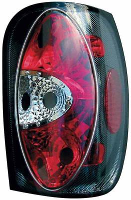 TYC Euro Taillights with Carbon Fiber Housing - 81554931