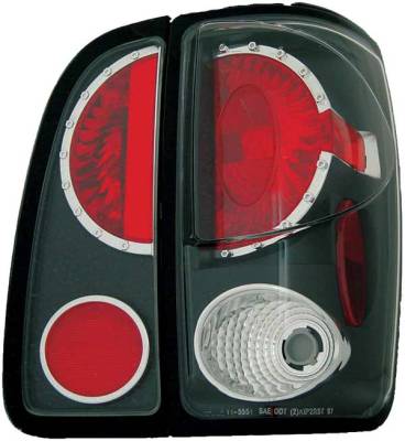 TYC Euro Taillights with Black Housing - 81555142