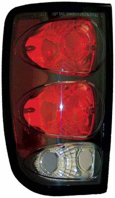 TYC Euro Taillights with Black Housing - 81561141
