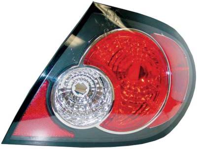 TYC Euro Taillights with Black Housing - 81586741