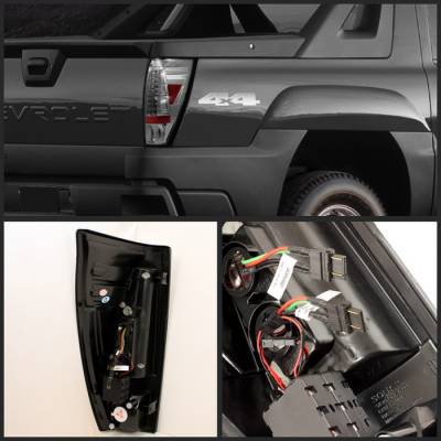 Spyder - Chevrolet Avalanche Spyder LED Taillights - Chrome - 111-CAV02-LED-C - Image 2