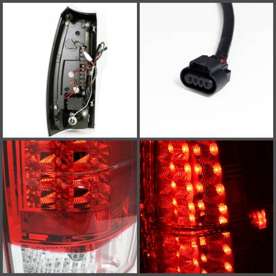 Spyder - Chevrolet Avalanche Spyder LED Taillights - Red Clear - 111-CAV07-LED-RC - Image 2