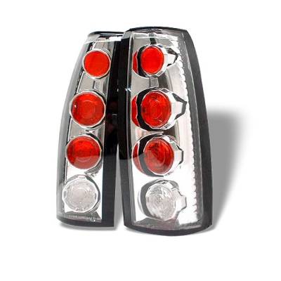 Chevrolet Tahoe Spyder Euro Style Taillights - Chrome - 111-CCK88-C