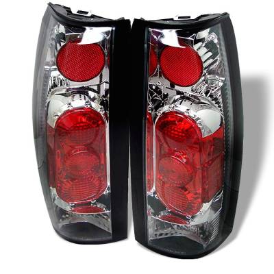 Chevrolet Tahoe Spyder G2 Euro Style Taillights - Chrome - 111-CCK88G2-C