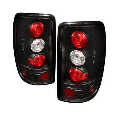 Chevrolet Tahoe Spyder Altezza Taillights - Black - 111-CCRZ11-LBLED-C