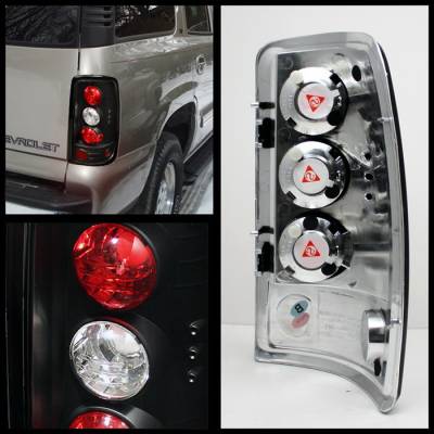 Spyder Auto - Chevrolet Tahoe Spyder Altezza Taillights - Black - 111-CCRZ11-LBLED-C - Image 2