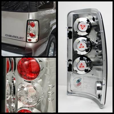 Spyder Auto - GMC Yukon Spyder Altezza Taillights - Chrome - 111-CCRZ11-LBLED-RS - Image 2