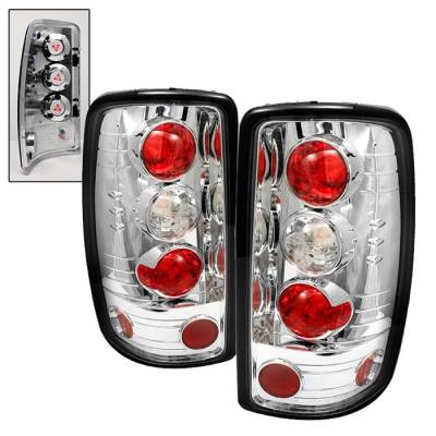 Chevrolet Tahoe Spyder Euro Style Taillights - Chrome - 111-CD00-BD-C