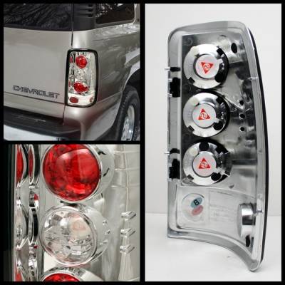Spyder - Chevrolet Tahoe Spyder Euro Style Taillights - Chrome - 111-CD00-BD-C - Image 2