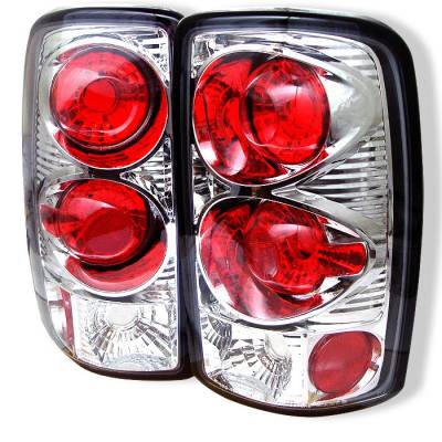 Chevrolet Tahoe Spyder Euro Style Taillights - Chrome - 111-CD00-C