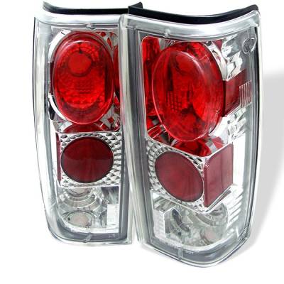 Chevrolet S10 Spyder Euro Style Taillights - Chrome - 111-CS1082-C