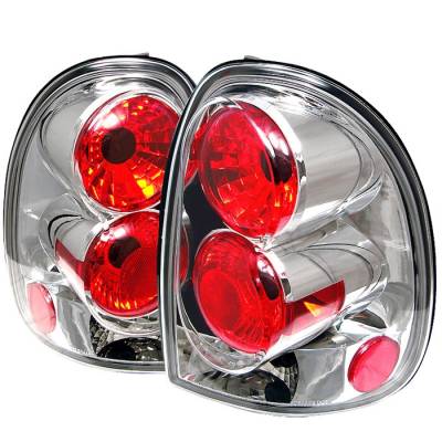 Dodge Caravan Spyder Euro Style Taillights - Chrome - 111-DC96-C