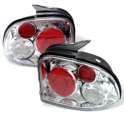 Dodge Neon Spyder Euro Style Taillights - Chrome - 111-DN95-C