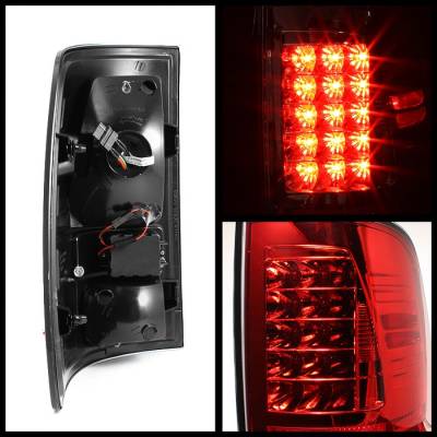 Spyder - Dodge Ram Spyder LED Taillights - Red Clear - 111-DRAM09-LED-RC - Image 2