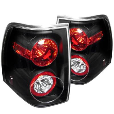 Ford Expedition Spyder Euro Style Taillights - Black - 111-FE03-BK