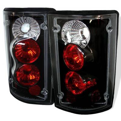 Ford Excursion Spyder Altezza Taillights - Black - 111-FE97-SM