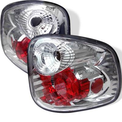 Ford F150 Spyder Euro Style Taillights - Chrome - 111-FF15001FS-C