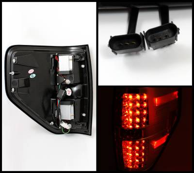 Spyder - Ford F150 Spyder LED Taillights - Chrome - 111-FF15009-LED-C - Image 2