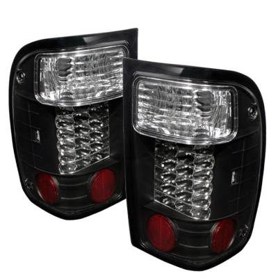Spyder - Ford Ranger Spyder LED Taillights - Black - 111-FR93-LED-BK - Image 1