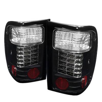 Spyder Auto - Ford Ranger Spyder LED Taillights - Black - 111-FR98-LED-C - Image 1