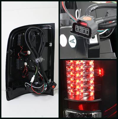 Spyder - GMC Sierra Spyder LED Taillights - Black - 111-GS07-LED-BK - Image 2