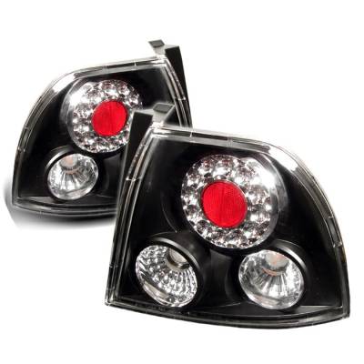 Honda Accord Spyder LED Taillights - Black - 111-HA94-LED-BK