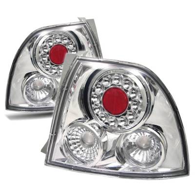 Spyder - Honda Accord Spyder LED Taillights - Chrome - 111-HA94-LED-C - Image 1