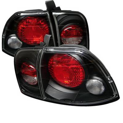 Honda Accord Spyder Altezza Taillights - Black - 111-HA96-C