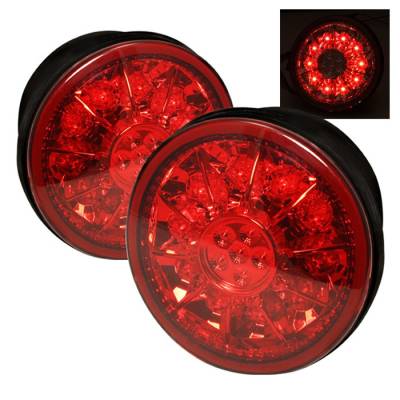 Spyder - Lexus IS Spyder LED Trunk Taillights - Red Clear - 111-LIS300-TR-LED-RC - Image 1