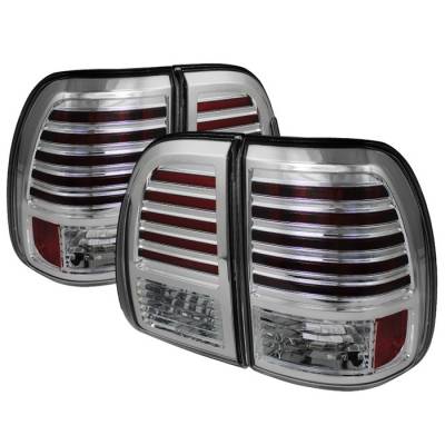 Lexus LX Spyder LED Taillights - Chrome - 111-LLX47003-LED-C